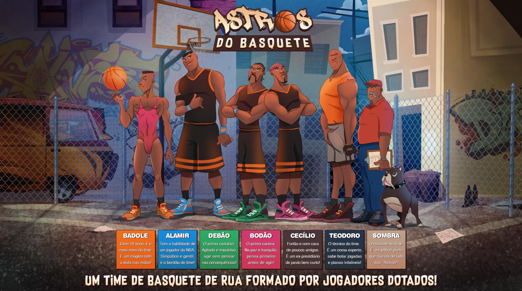 Astros do Basquete - header 